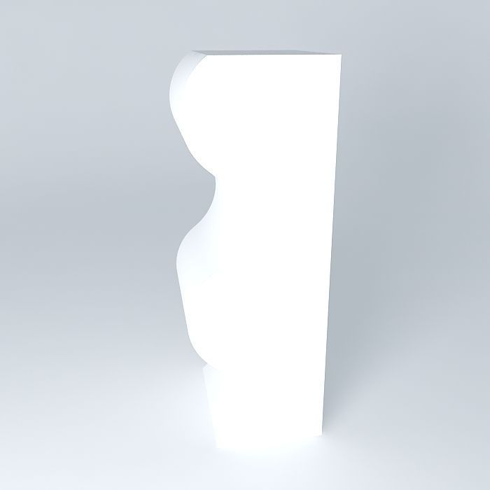 wave foam panel 2 Free 3D model_2