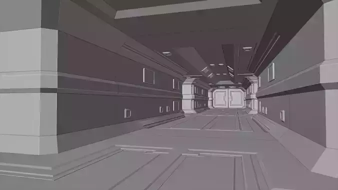 Spaceship corridor