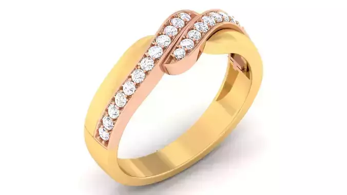 Couple Band Ring 3dm mgx render detail