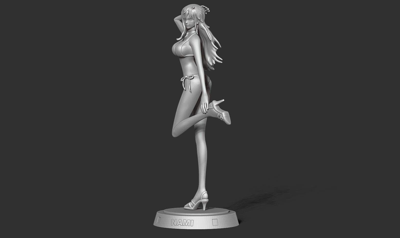 Nami - One Piece Fan art 3D print model_15