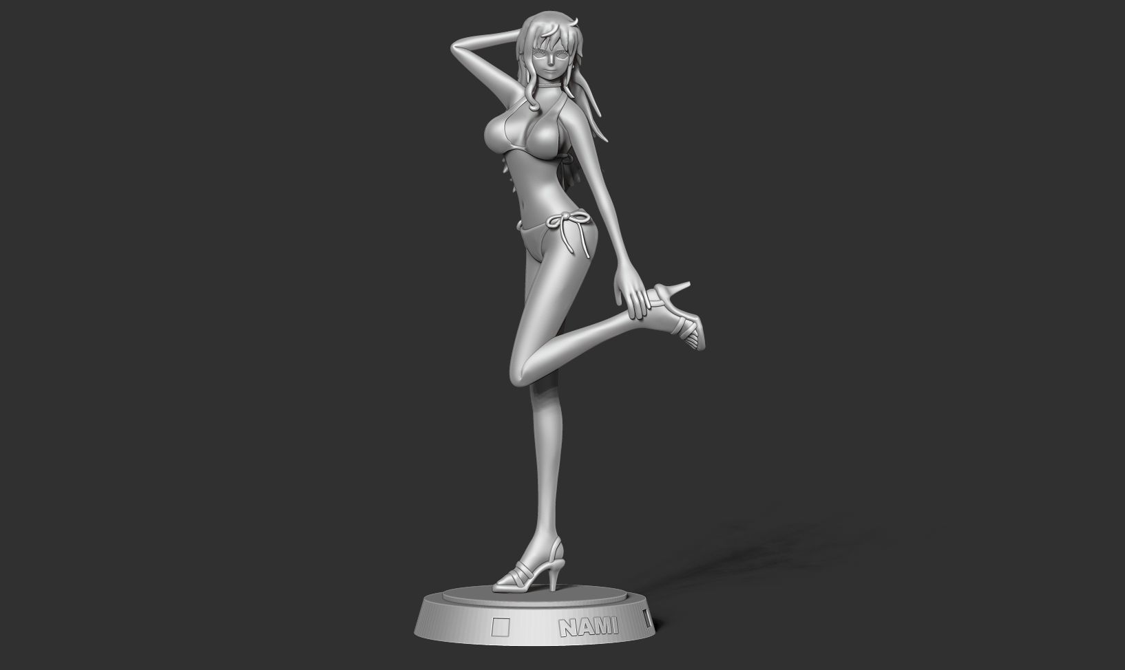 Nami - One Piece Fan art 3D print model_13