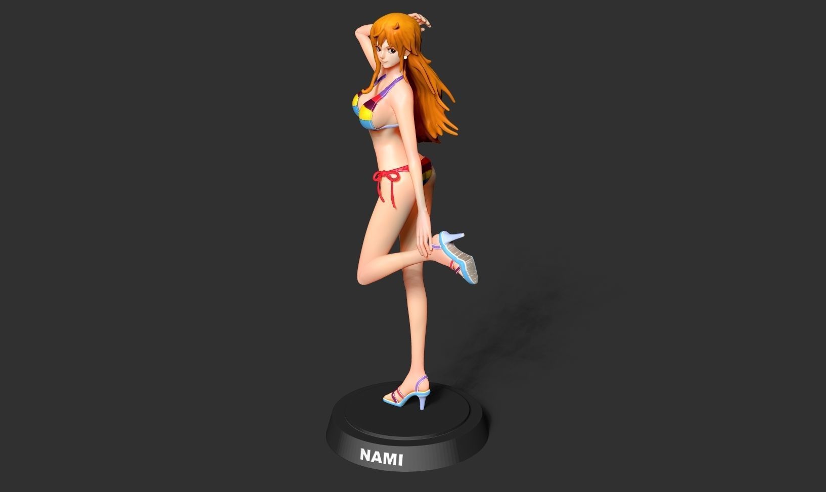 Nami - One Piece Fan art 3D print model_18