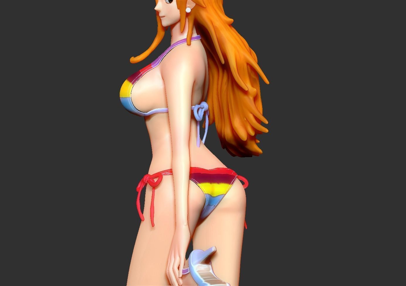 Nami - One Piece Fan art 3D print model_10
