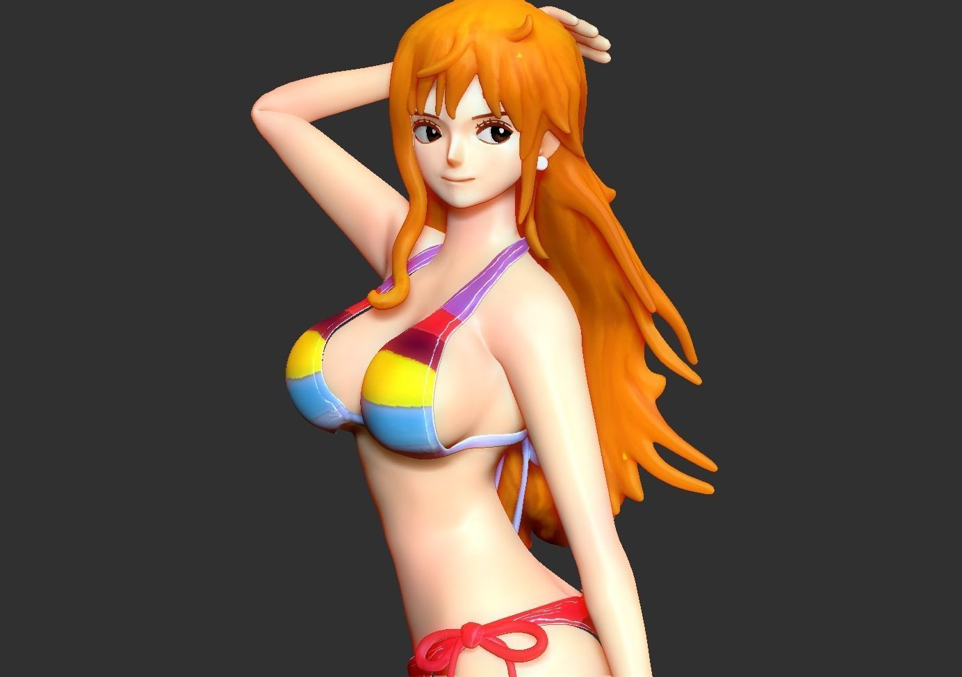 Nami - One Piece Fan art 3D print model_8