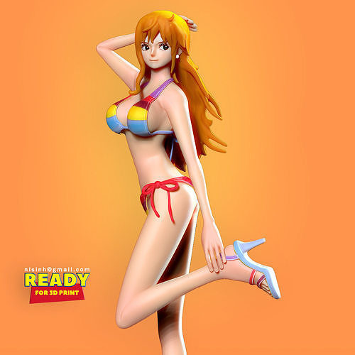 Nami - One Piece Fan art 3D print model