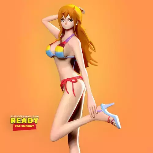 Nami - One Piece Fan art 3D print model