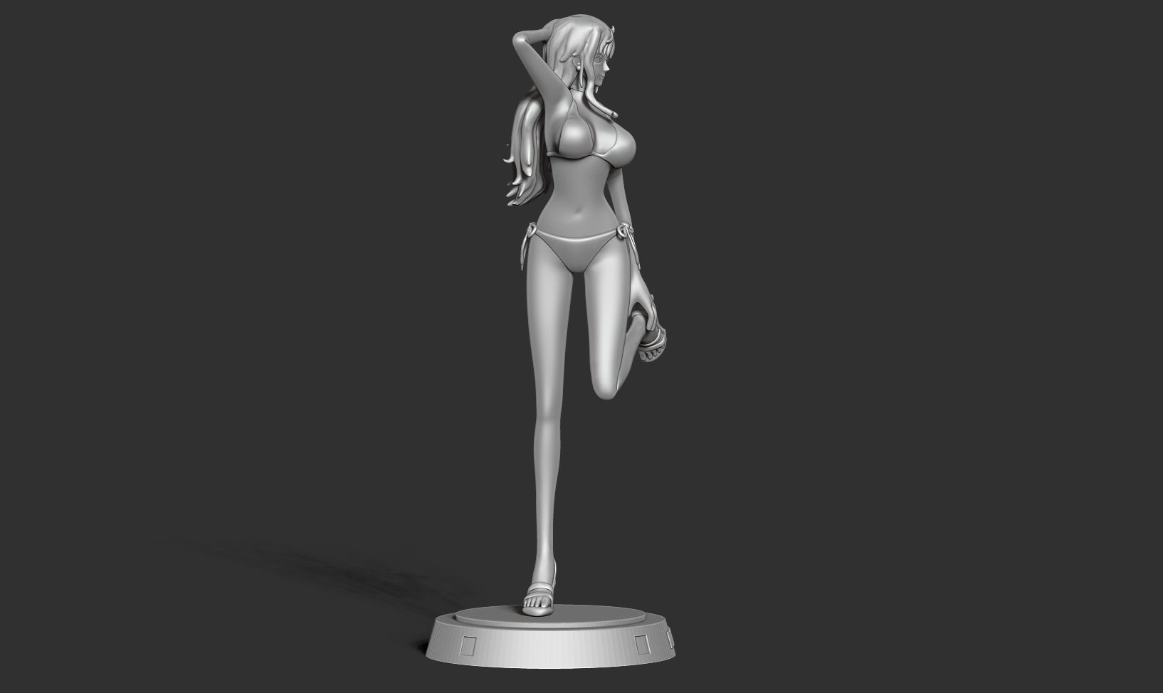 Nami - One Piece Fan art 3D print model_17