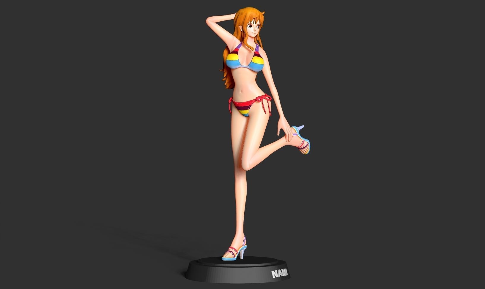 Nami - One Piece Fan art 3D print model_16