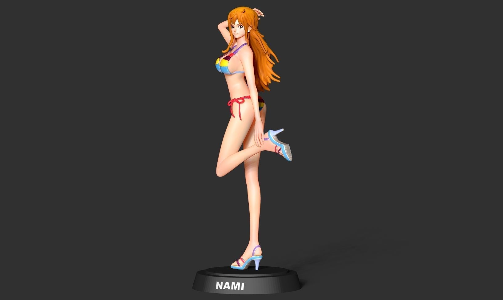 Nami - One Piece Fan art 3D print model_14