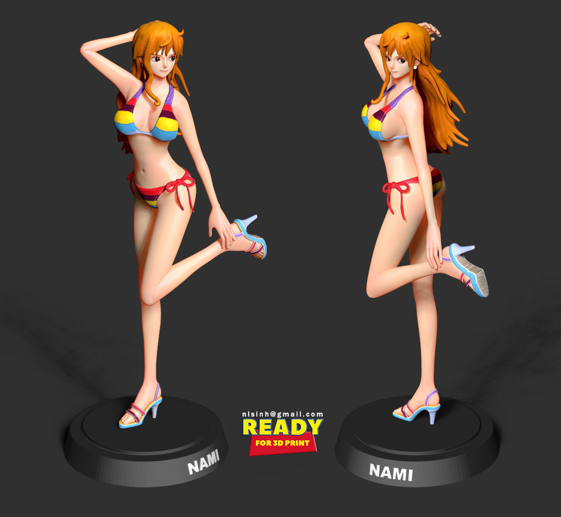 Nami - One Piece Fan art 3D print model_3