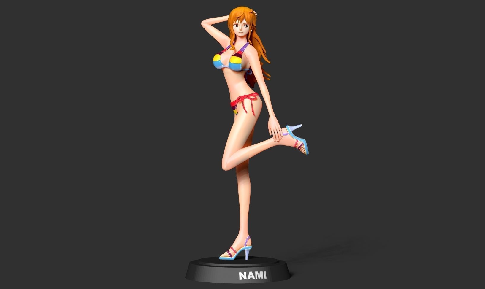 Nami - One Piece Fan art 3D print model_11