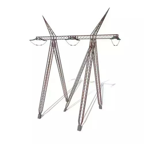 Electricity Pole 11 Weathered