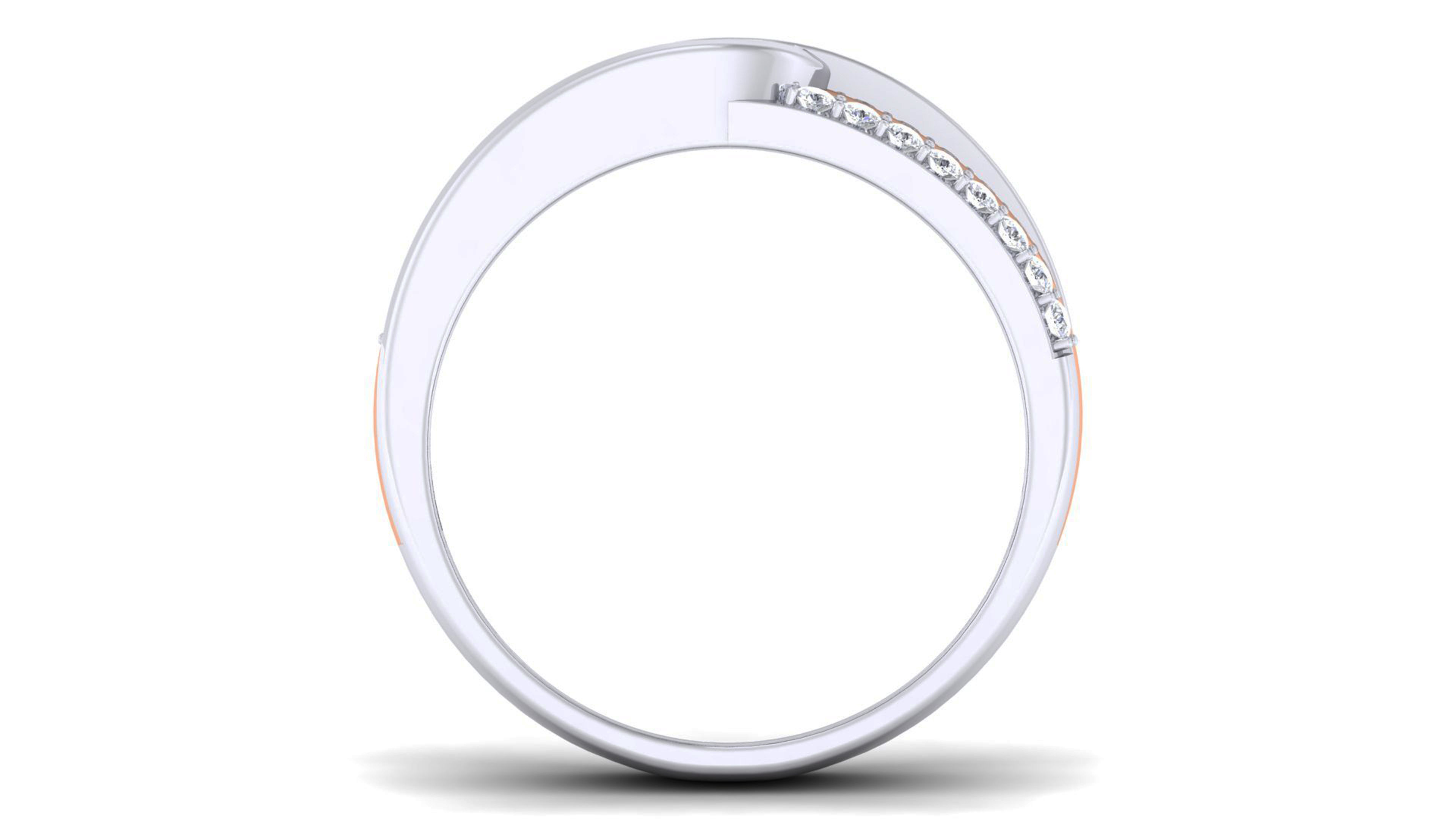 Couple Band Ring 3dm mgx render detail 3D print model_3