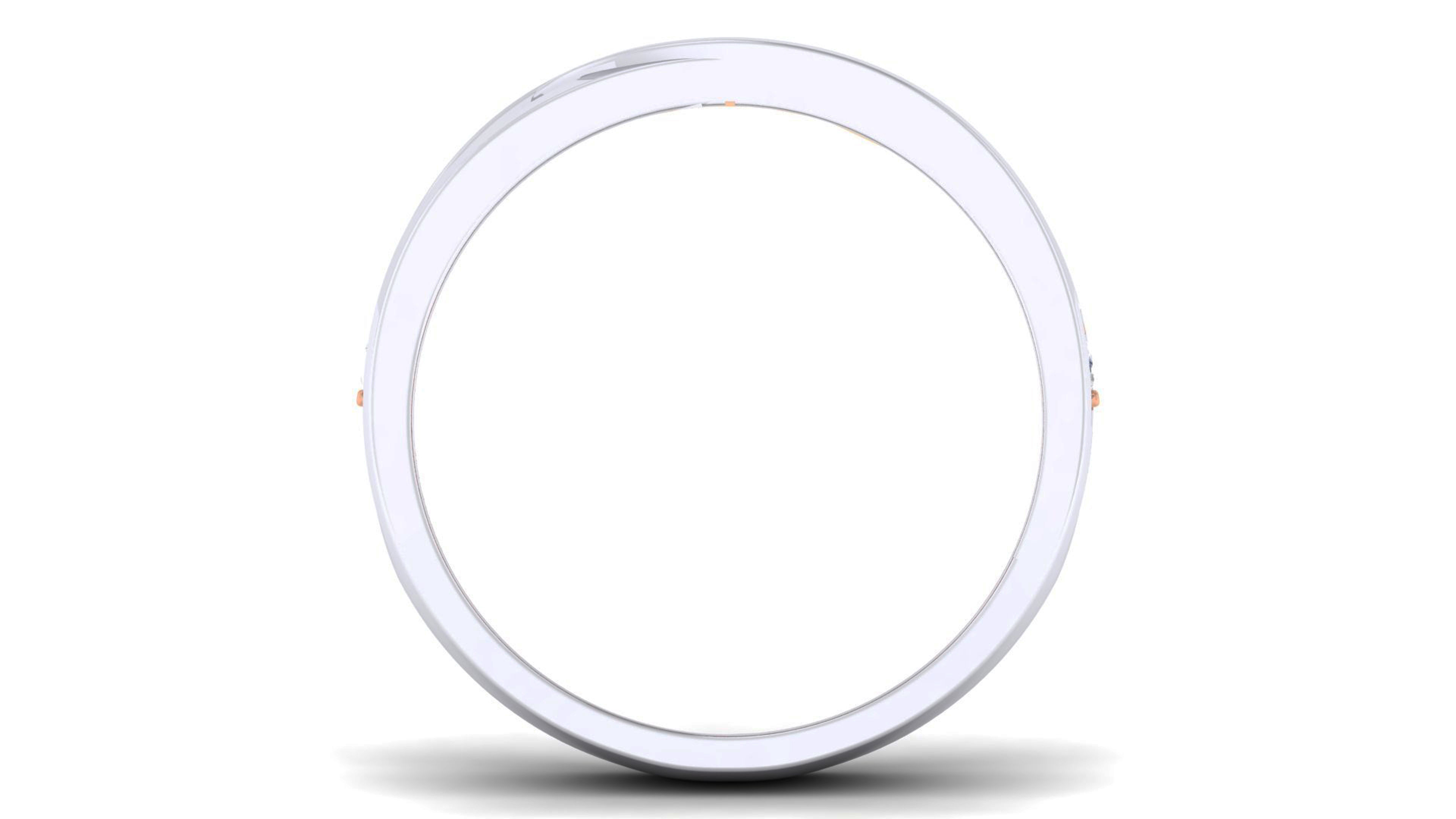 Couple Band Ring 3dm mgx render detail 3D print model_3