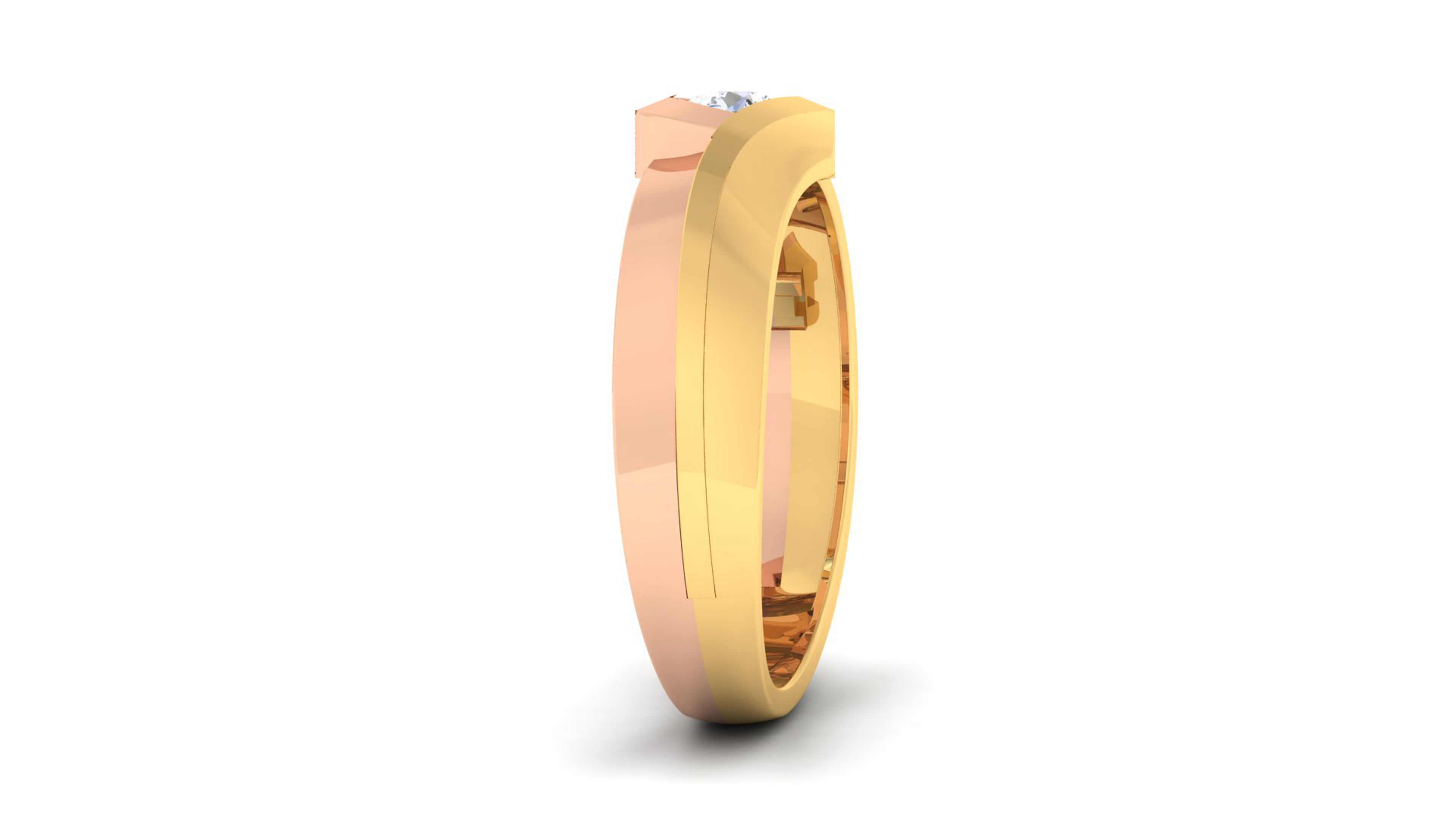 Couple Band Ring 3dm mgx render detail 3D print model_8