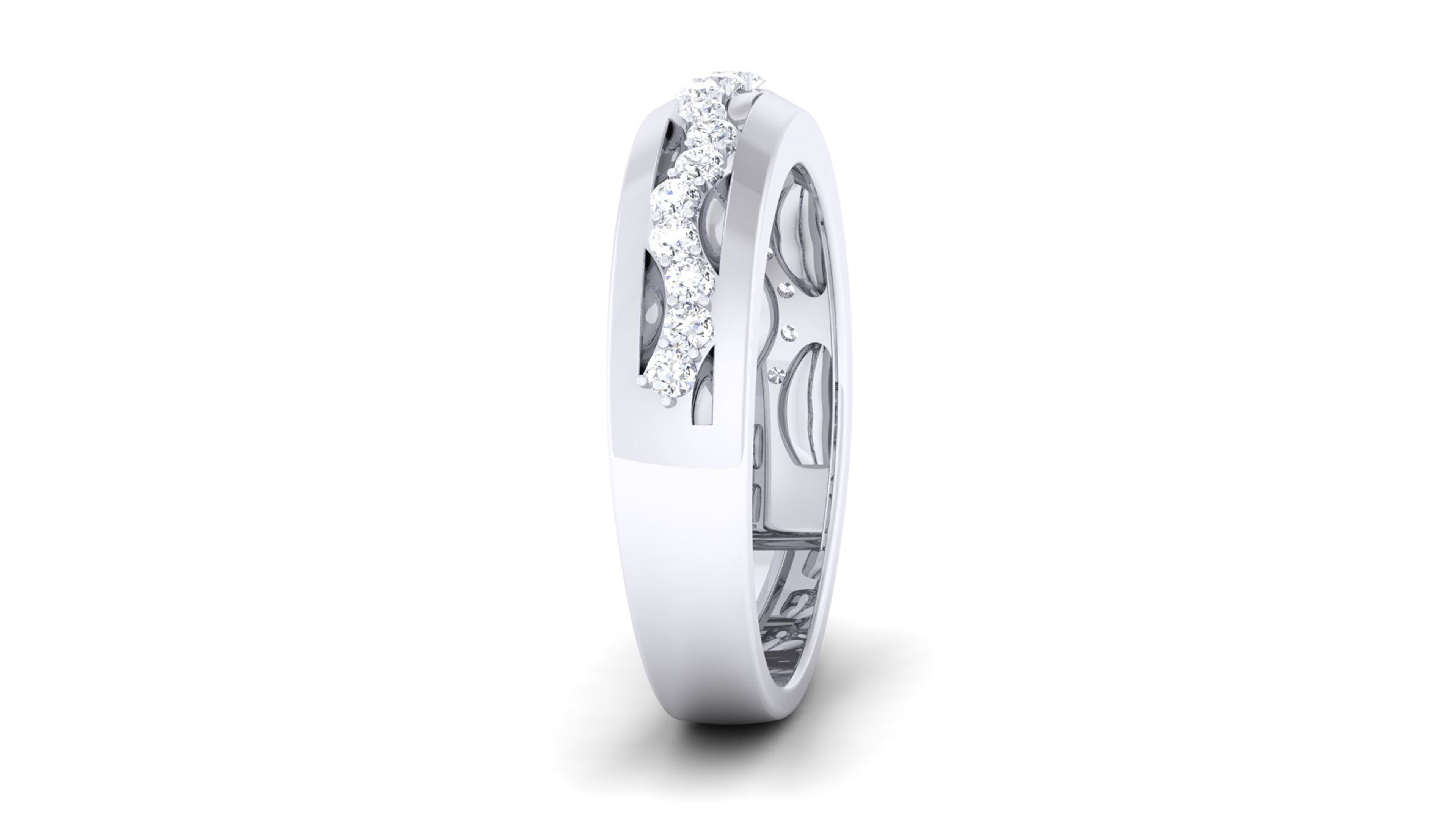 Couple Band Ring 3dm mgx render detail 3D print model_8