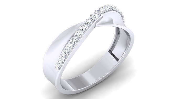 Couple Band Ring 3dm mgx render detail 3D print model