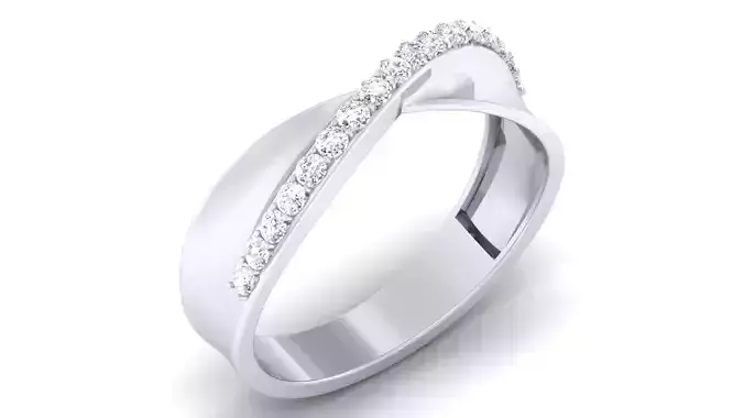 Couple Band Ring 3dm mgx render detail 3D print model