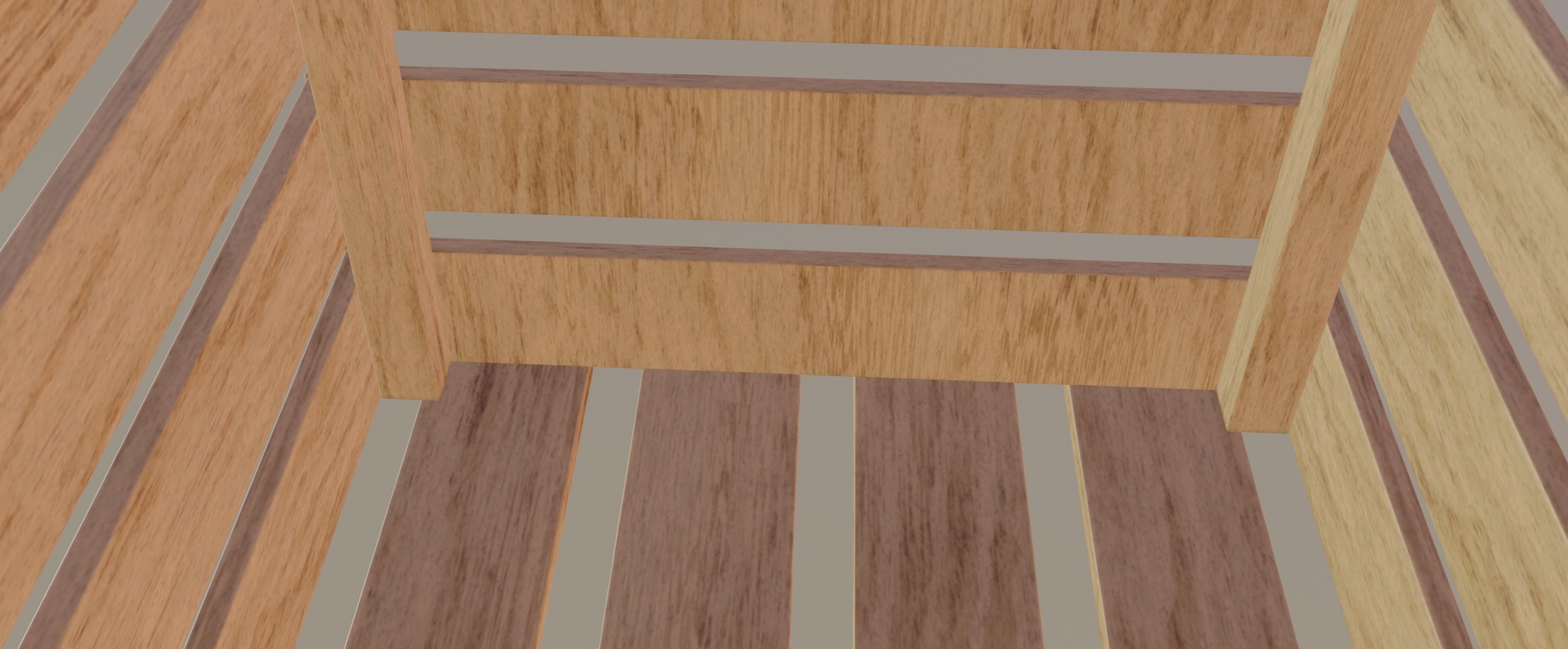Crate wooden 3D model_10