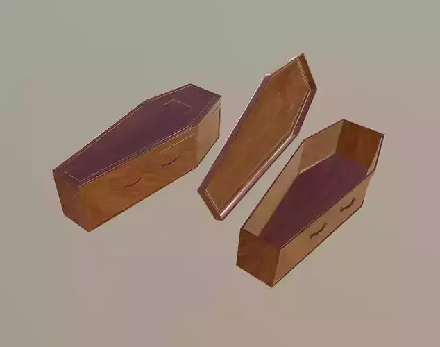 Coffin 3D model