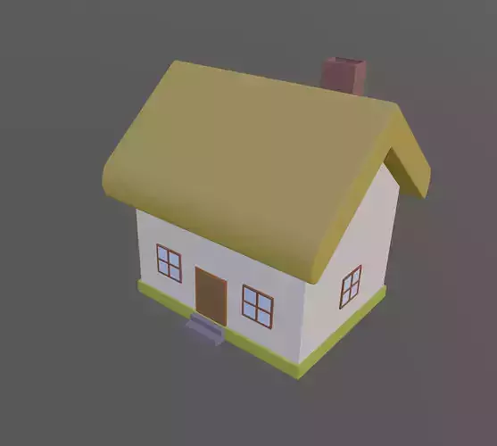 Simple House 3D model