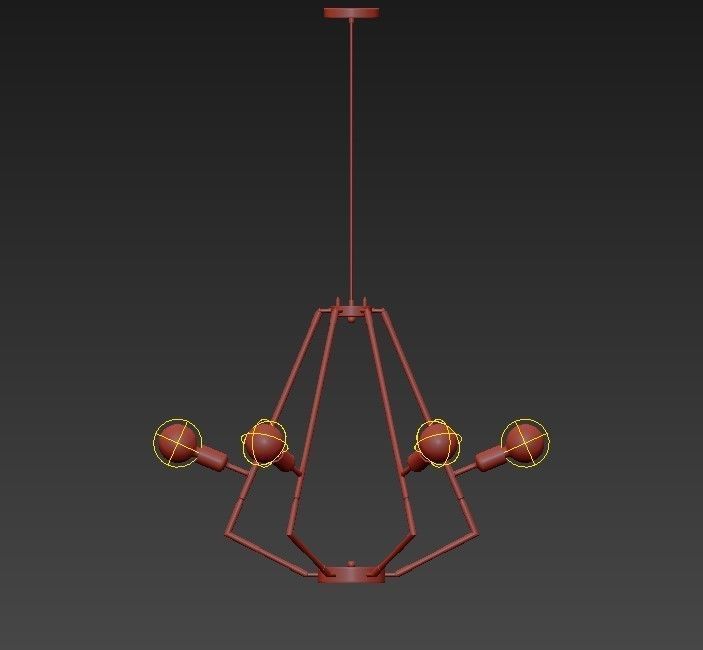 Colorado Chandelier 3D model_3