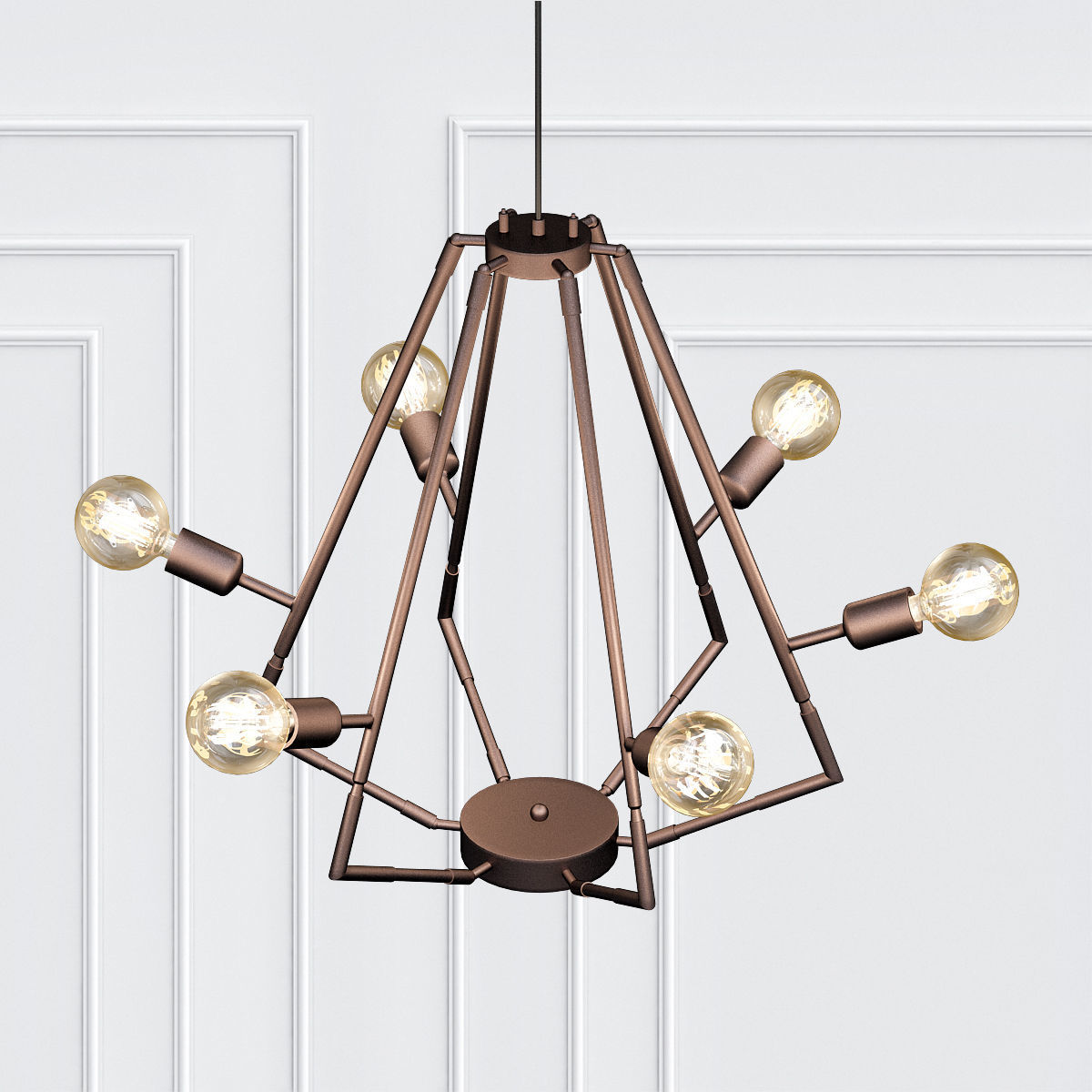 Colorado Chandelier 3D model_1