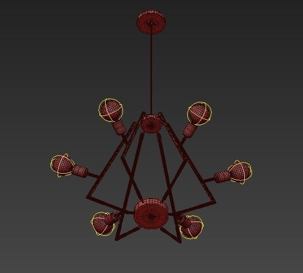 Colorado Chandelier 3D model_5