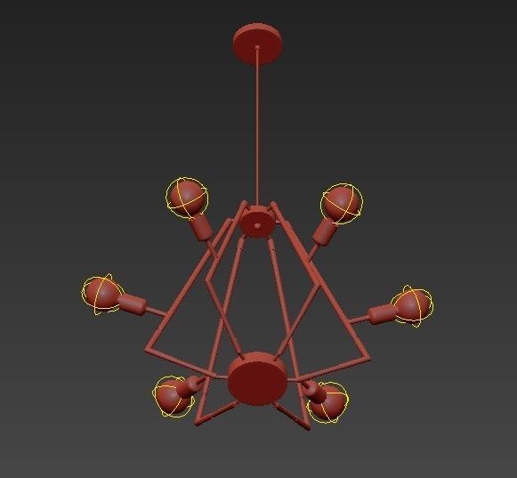 Colorado Chandelier 3D model_4