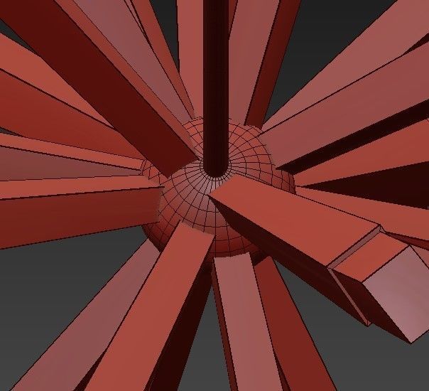 Starburst Pendant 3D model_7