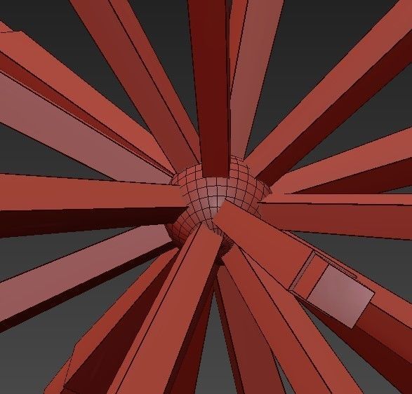 Starburst Pendant 3D model_6