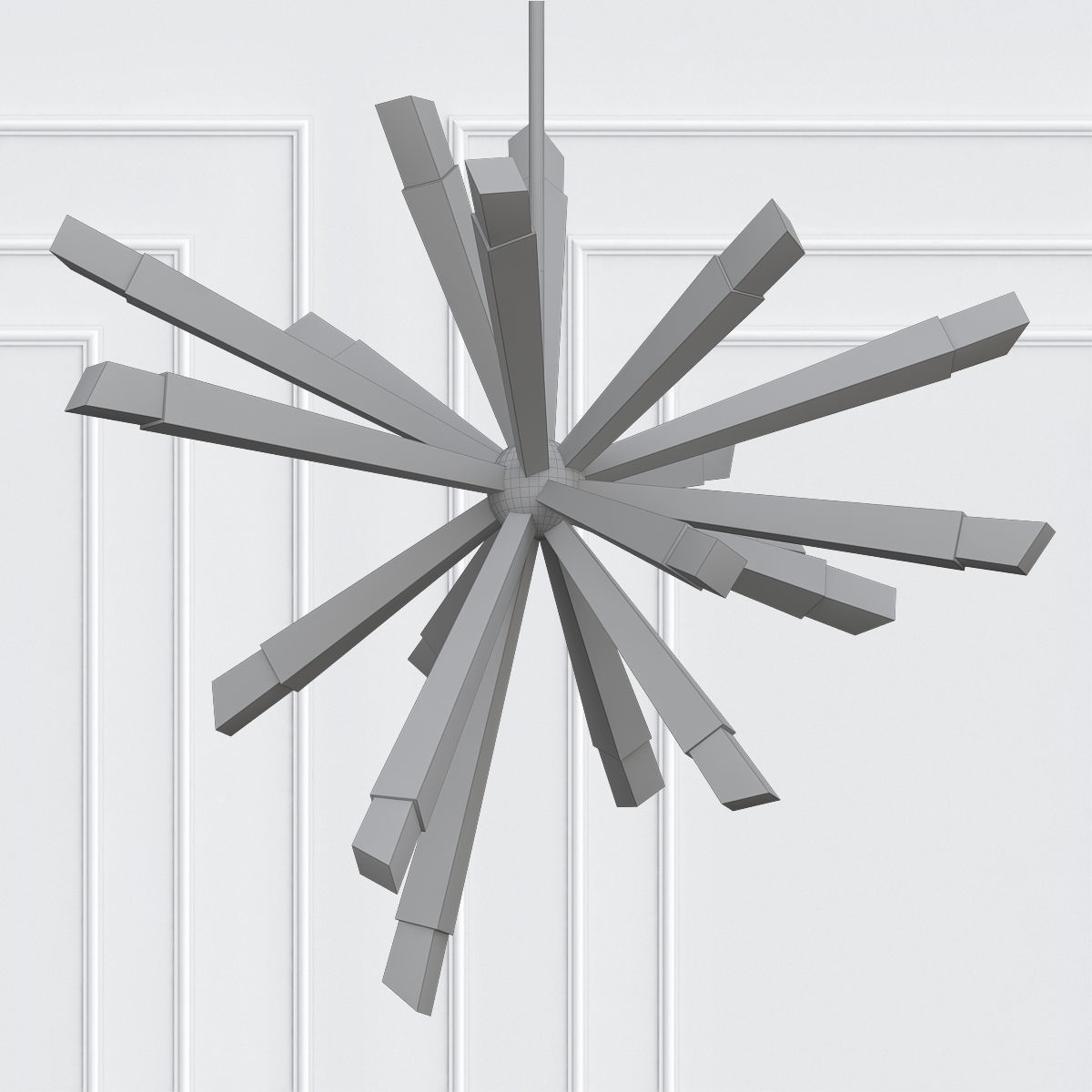 Starburst Pendant 3D model_1
