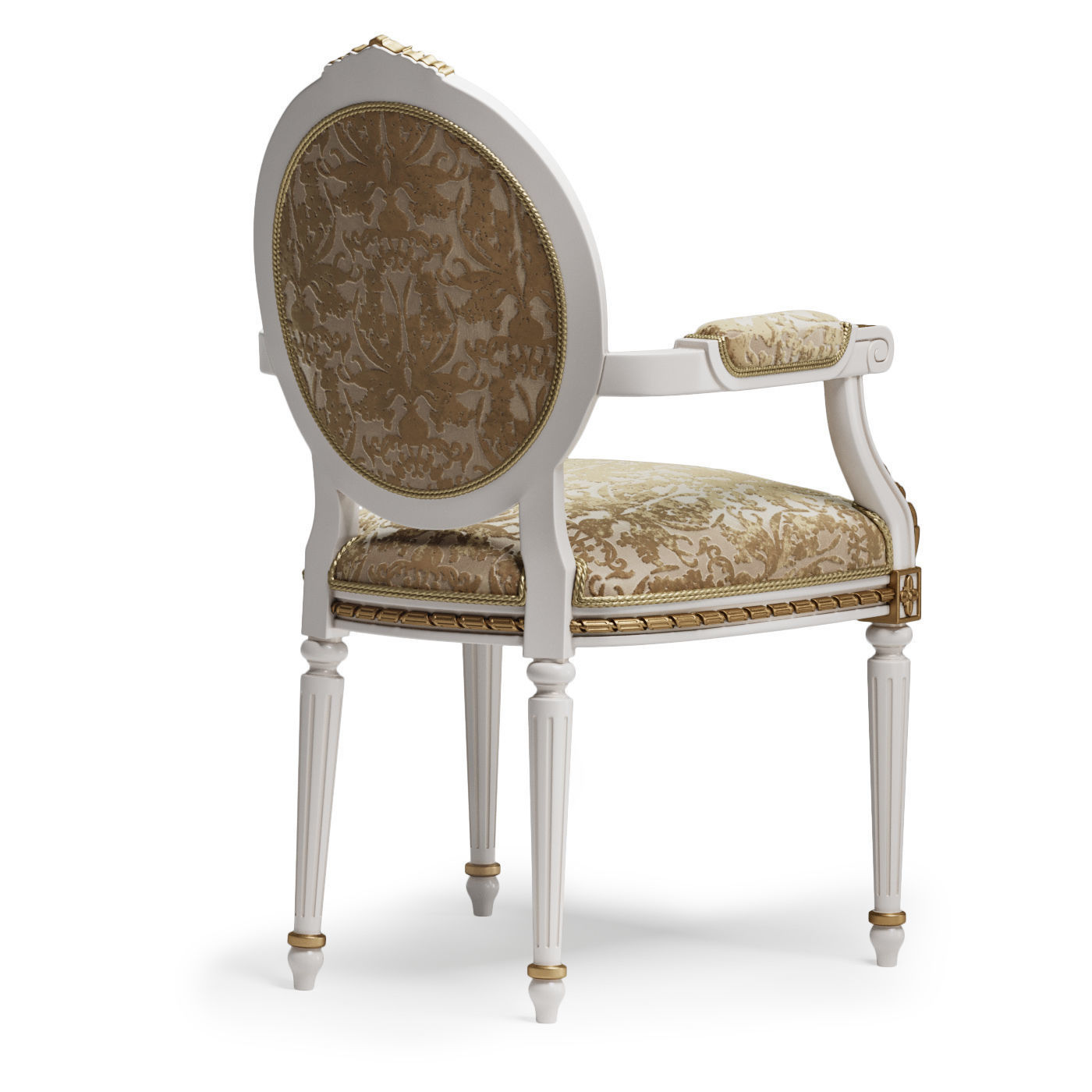 Angelo Cappellini Degas Armchair art 724 PI 3D model_2