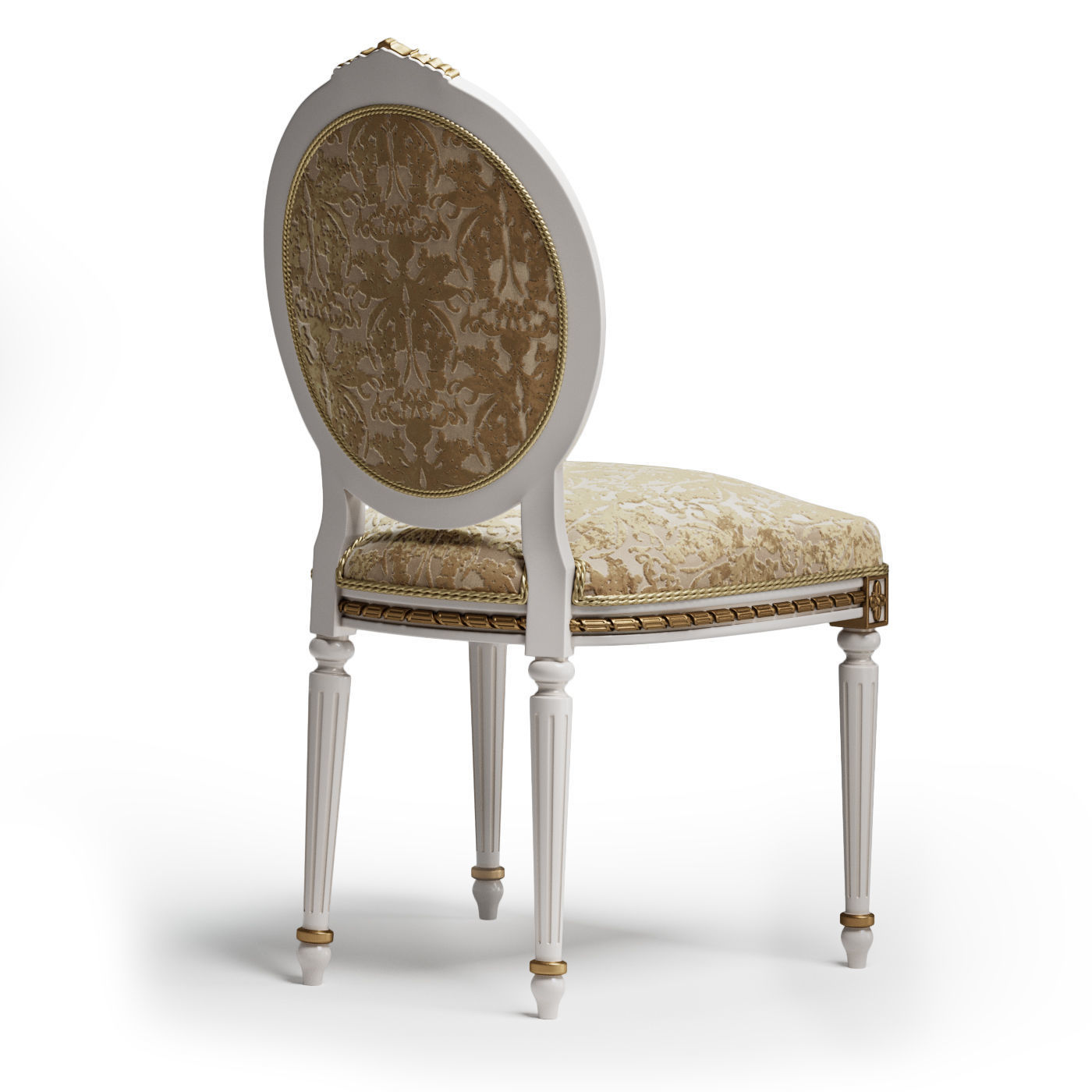Angelo Cappellini Degas Chair art 724 3D model_2