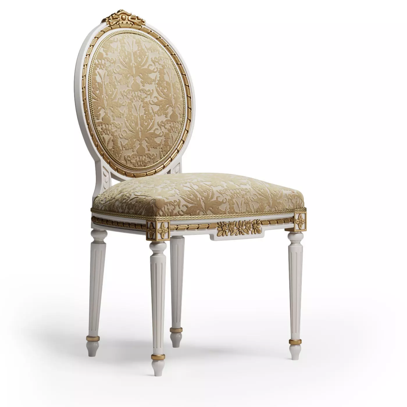 Angelo Cappellini Degas Chair art 724 3D model_0