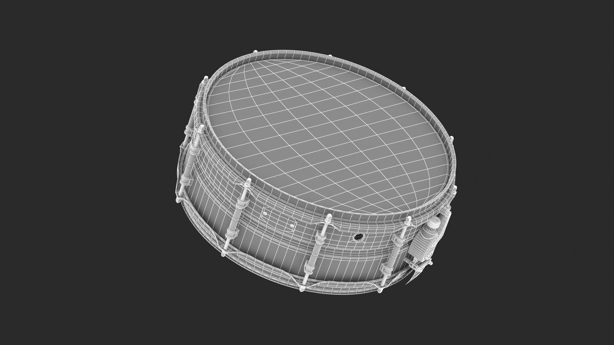 Yamaha Percussion Snare Drum CSS-A Series 3D model_10