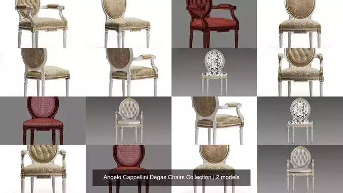 Angelo Cappellini Degas Chairs Collection 