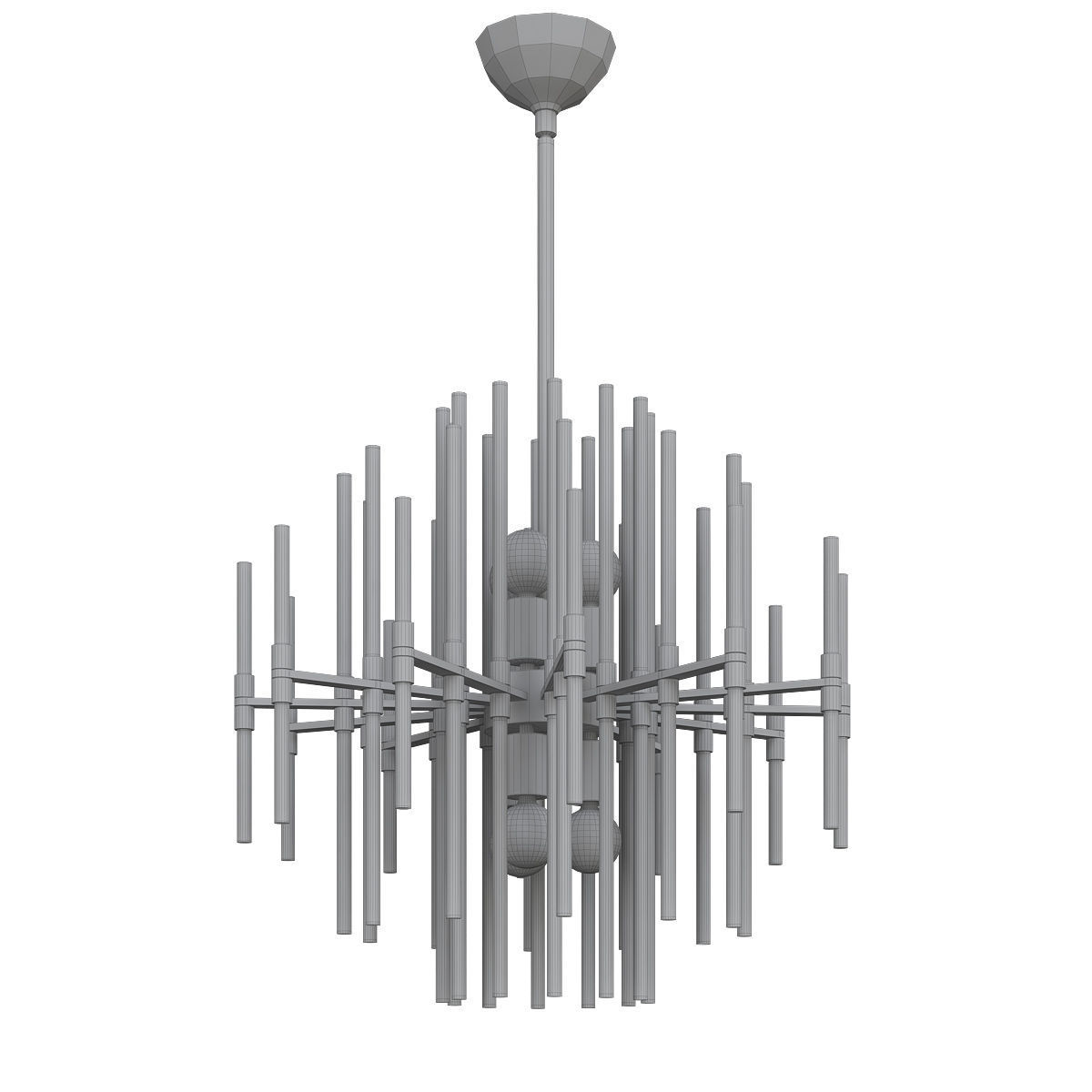 Quebec Chandelier 3D model_2