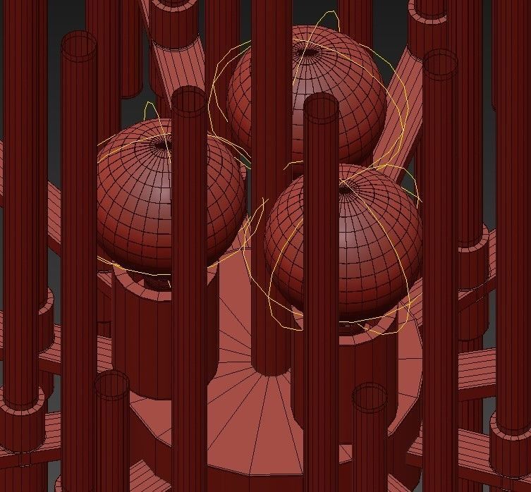 Quebec Chandelier 3D model_7