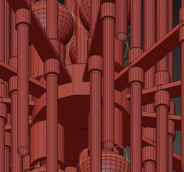 Quebec Chandelier 3D model_8