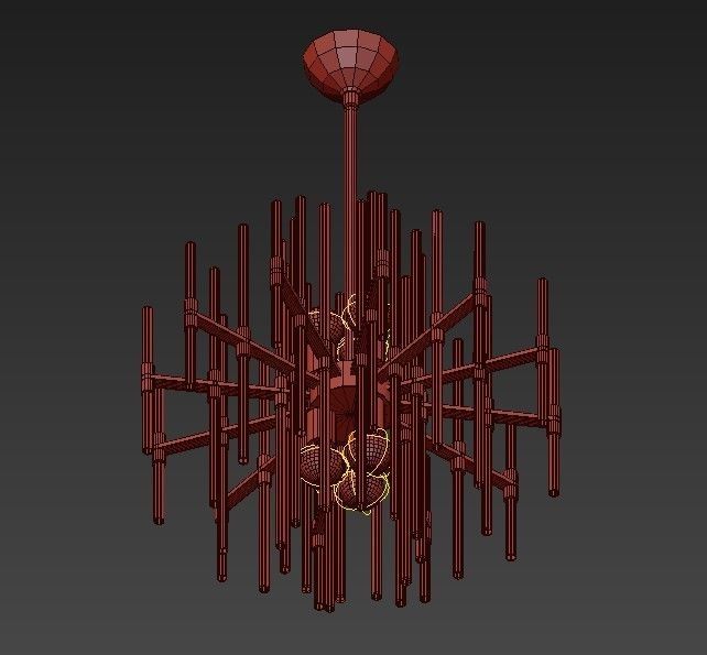Quebec Chandelier 3D model_5