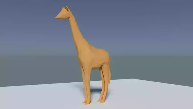 Giraffe Animal lowpoly