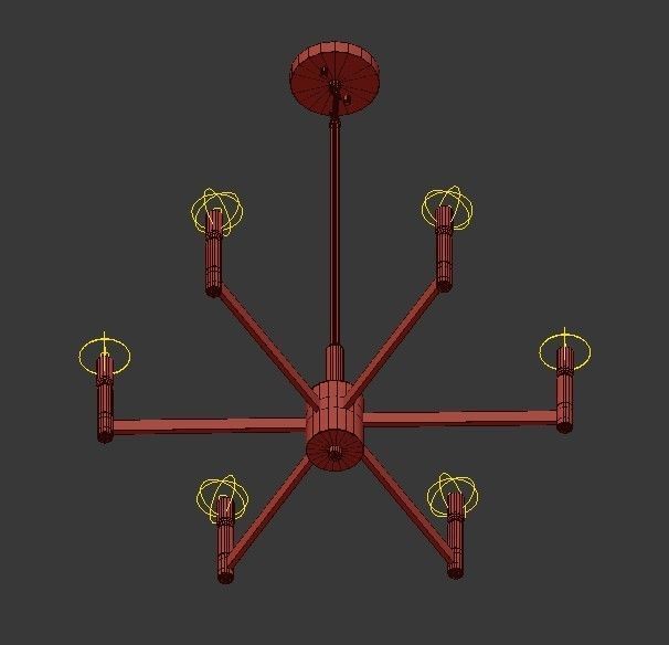 Erzo Chandelier 3D model_7
