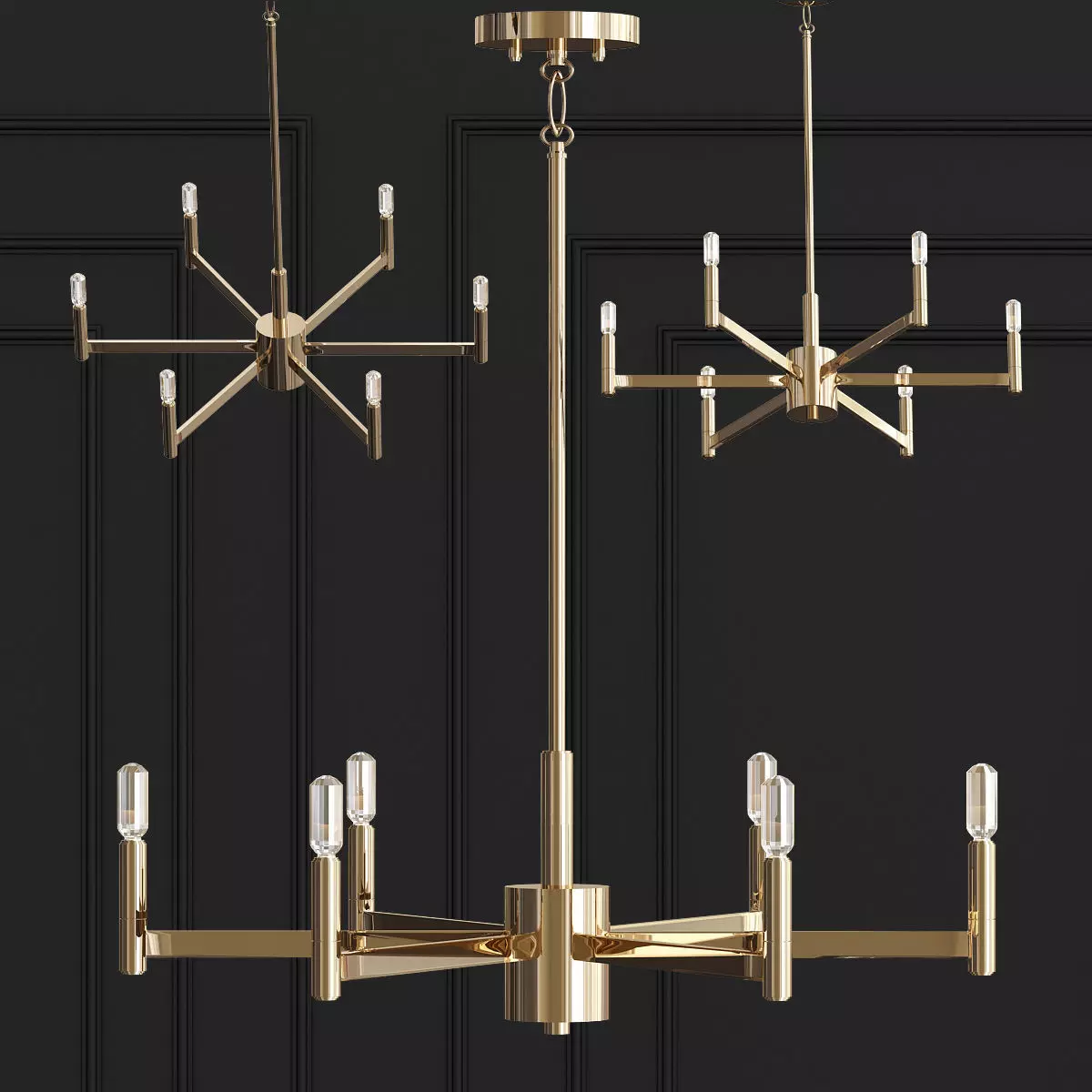 Erzo Chandelier 3D model_0