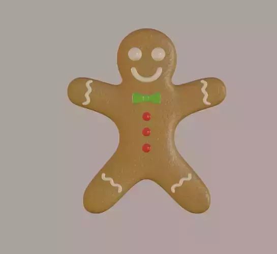 Gingerbread Man 3D model