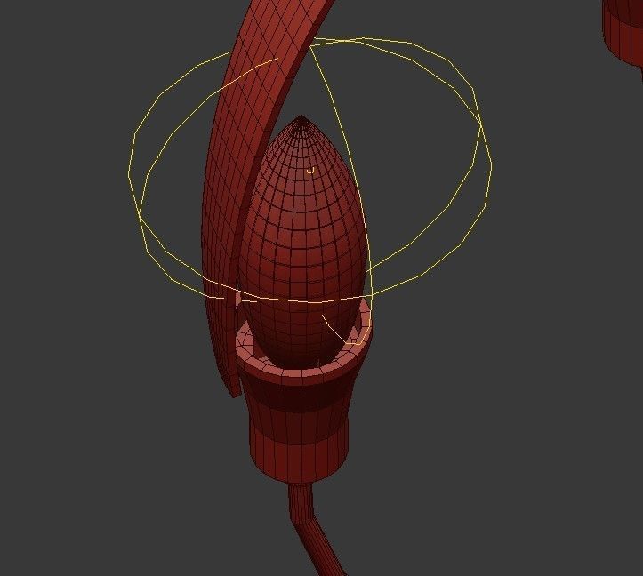 Double Cirque Chandelier 3D model_8