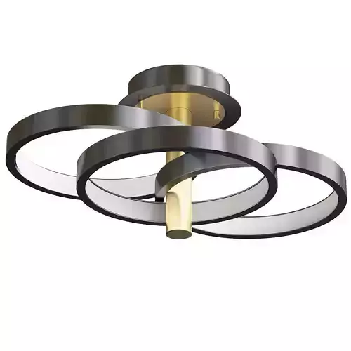 Hoopla savoy ceiling light gold
