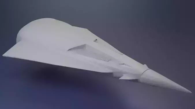 Icarus spaceship 3D print model