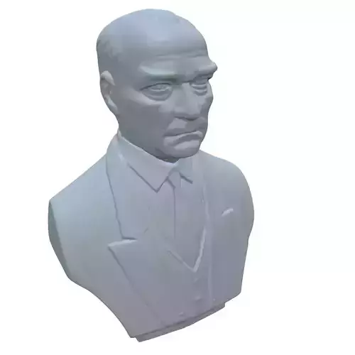 Ataturk Bust 3D Print Ready Model