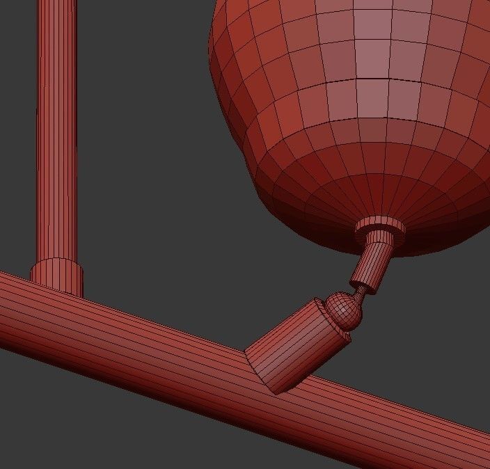 Wahlburg Chandelier 3D model_6